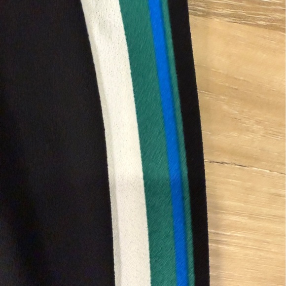 INC International Concepts Women's Plus Size Varsity-Stripe Wide-Leg Ankle Pants - Picture 4 of 7